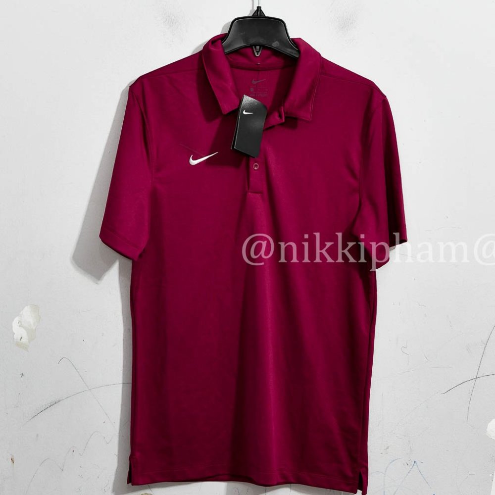 Brand new Nike Men's Dri-fit Polo in red - Picture 2 of 5